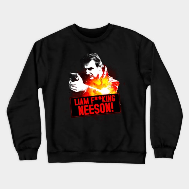 Liam Neeson! Crewneck Sweatshirt by VictorVV